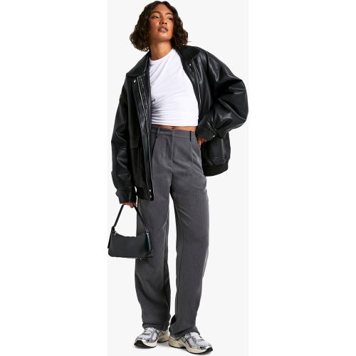 Tall" - Pantalon Droit Habillé - 8/34L - boohoo - Modalova