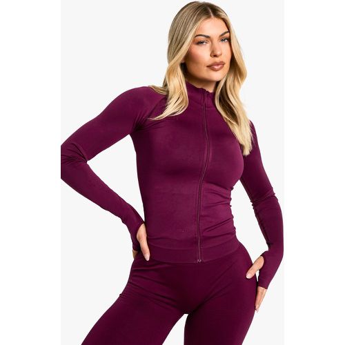 Veste De Sport Premium Zippée Sans Coutures - S - boohoo - Modalova