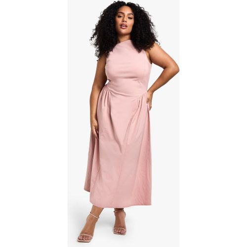 Grande Taille - Robe Mi-Longue Sans Manches - 44 - boohoo - Modalova