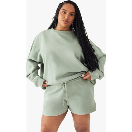 Grande Taille - Short En Sweat À Broderie Dsgn Studio - 44 - boohoo - Modalova
