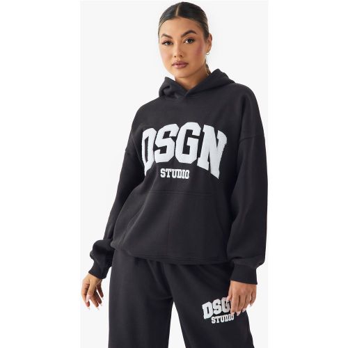 Sweat À Capuche Oversize À Slogan Dsgn Studio - S - boohoo - Modalova