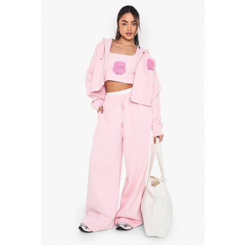 Jogging Droit En Tissu Éponge - S - boohoo - Modalova