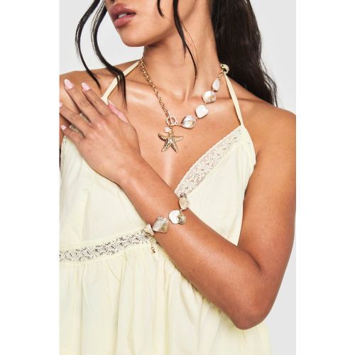Bracelet Coquillage - One Size - boohoo - Modalova