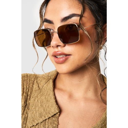 Lunettes De Soleil Rondes - One Size - boohoo - Modalova