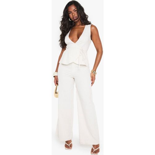 Combinaison Large À Décolleté Plongeant - 36 - boohoo - Modalova