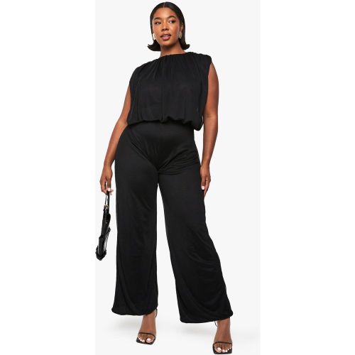 Grande Taille - Combinaison Large En Mesh - 44 - boohoo - Modalova