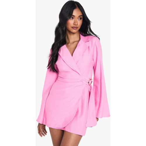 Robe Blazer De Tailleur À Boucle - 34 - boohoo - Modalova