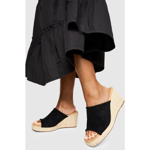 Chaussures Compensées En Synthétique À Coutures Apparentes - 38 - boohoo - Modalova