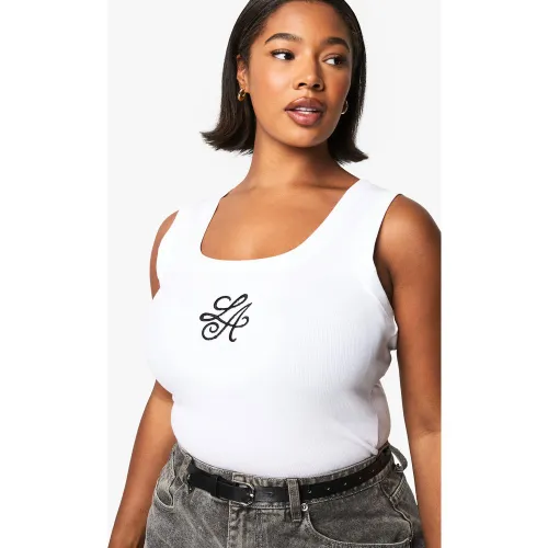 Grande Taille - Débardeur À Slogan La - 44 - boohoo - Modalova