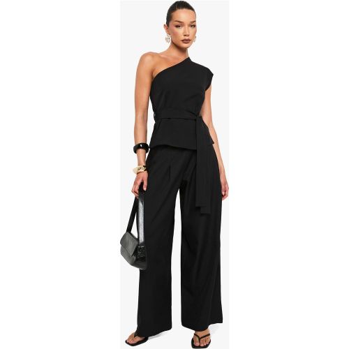 Pantalon Large Tissé - 38 - boohoo - Modalova