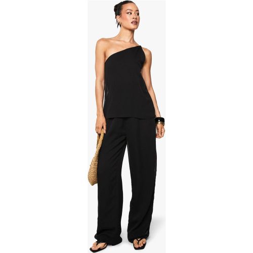 Tall" - Combinaison Large Texturée - 36 - boohoo - Modalova