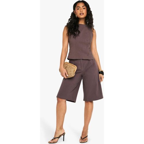 Short De Costume Taille Haute - 34 - boohoo - Modalova