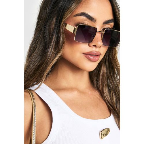 Lunettes De Soleil Rondes - One Size - boohoo - Modalova