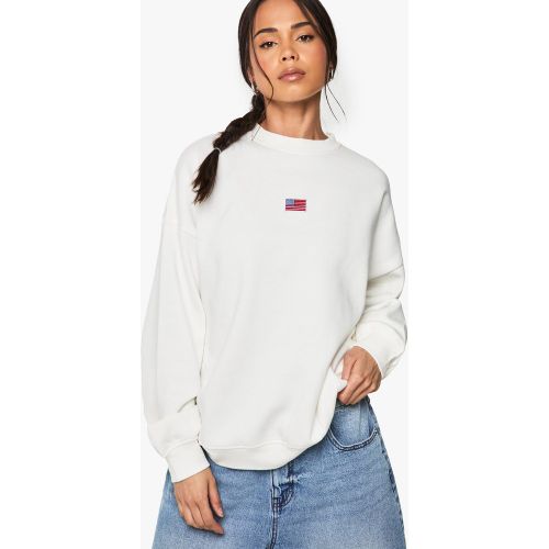 Sweat Oversize À Broderie Usa - S - boohoo - Modalova