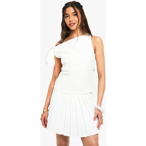 Top Asymétrique Tissé - 34 - boohoo - Modalova