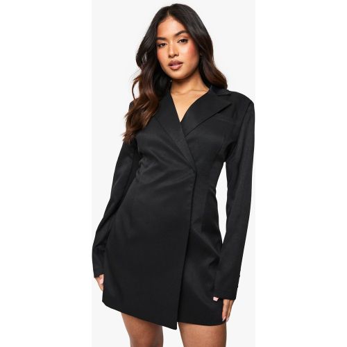 Petite" - Robe Blazer Oversize Texturée - 36 - boohoo - Modalova