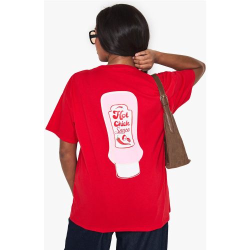Grande Taille - T-Shirt À Imprimé Hot Sauce - 44 - boohoo - Modalova