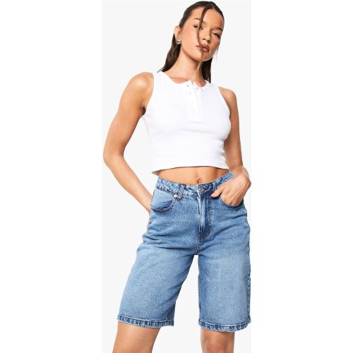 Bermuda En Jean - 34 - boohoo - Modalova