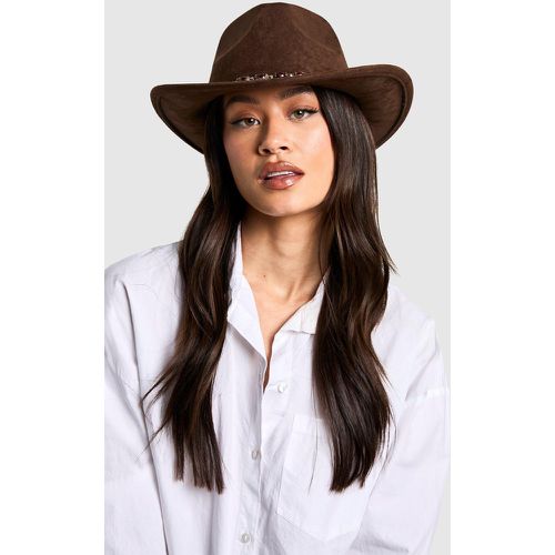 Chapeau De Cowboy À Bretelles - One Size - boohoo - Modalova