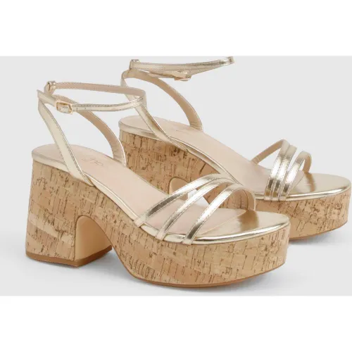 Chaussures À Talon Et Plateforme - Pointure Large - 36 - boohoo - Modalova