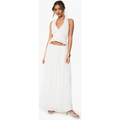 Robe Longue Plissée - 34 - boohoo - Modalova