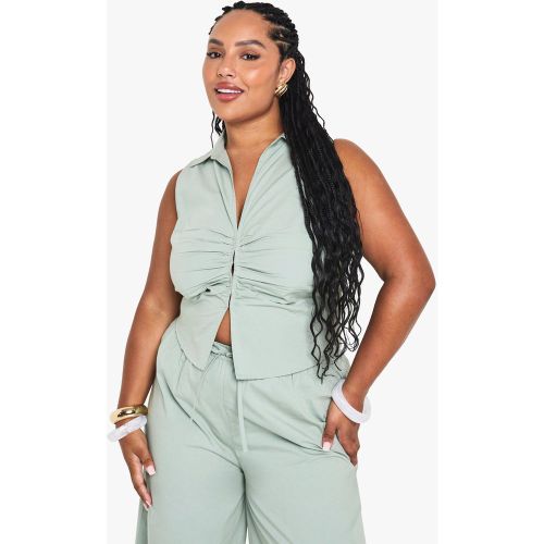 Grande Taille - Gilet Sans Manches - 44 - boohoo - Modalova