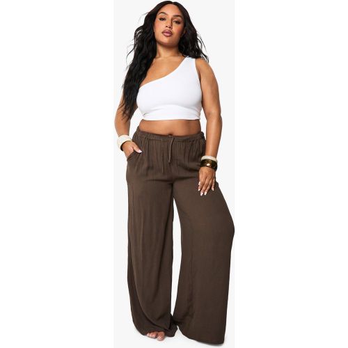 Grande Taille - Pantalon De Plage Large - 44 - boohoo - Modalova