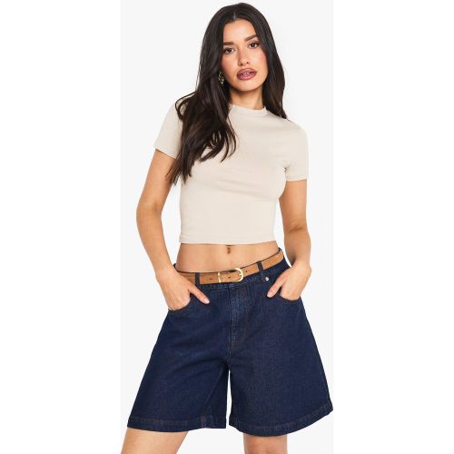 Tall" - Short Boyfriend En Jean - 34 - boohoo - Modalova