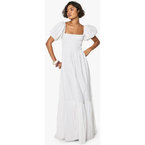 Tall" - Robe Mi-Longue Froncée À Manches Bouffantes - 36 - boohoo - Modalova