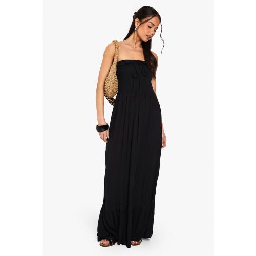 Robe Bustier Longue Froncée - 36 - boohoo - Modalova