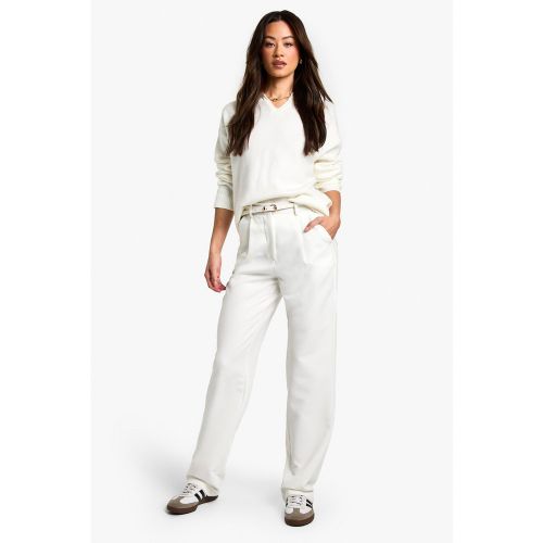 Tall" - Pantalon Droit Essentiel - 36 - boohoo - Modalova