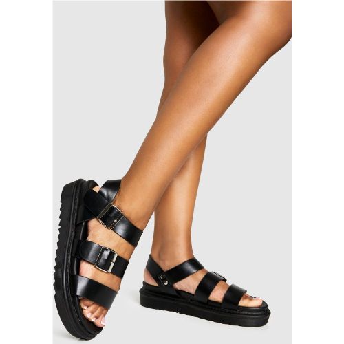 Sandales À Plateforme Et Lanières - 36 - boohoo - Modalova