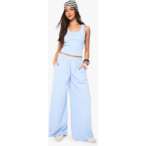Pantalon Droit Côtelé - 34 - boohoo - Modalova