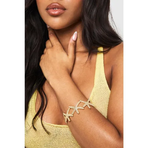 Bracelet Jonc Doré - One Size - boohoo - Modalova