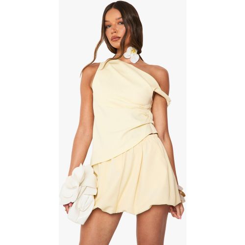 Mini-Jupe Tissée Bouffante - 34 - boohoo - Modalova