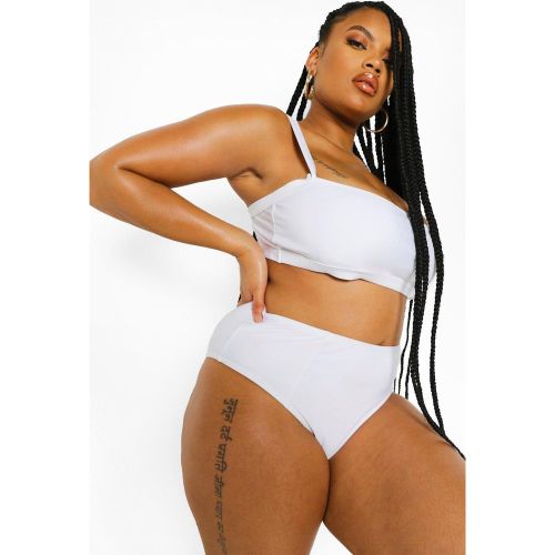 Grande Taille - Bas De Maillot De Bain Taille Haute - Essentials - 44 - boohoo - Modalova