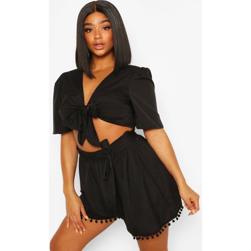 Grande Taille - Ensemble De Plage Avec Bordures À Franges - 48 - boohoo - Modalova