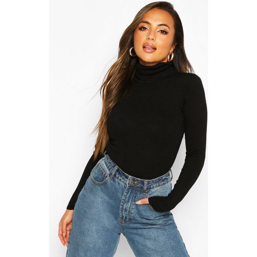 Petite" - Pull À Col Roulé En Maille Fine - Xs - boohoo - Modalova