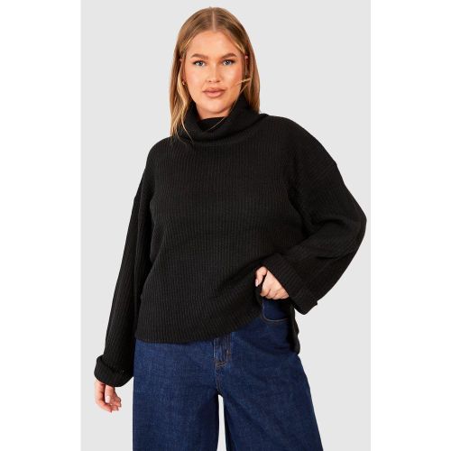 Grande Taille - Pull Oversize Épais À Col Roulé - 44-46 - boohoo - Modalova