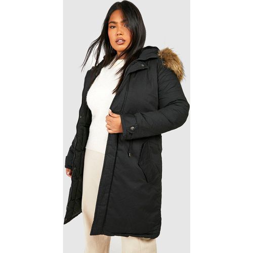 Grande Taille - Parka En Synthétique - 44 - boohoo - Modalova