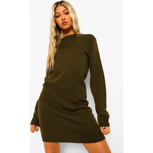 Tall" - Robe À Col Rond Et Manches Longues - S - boohoo - Modalova