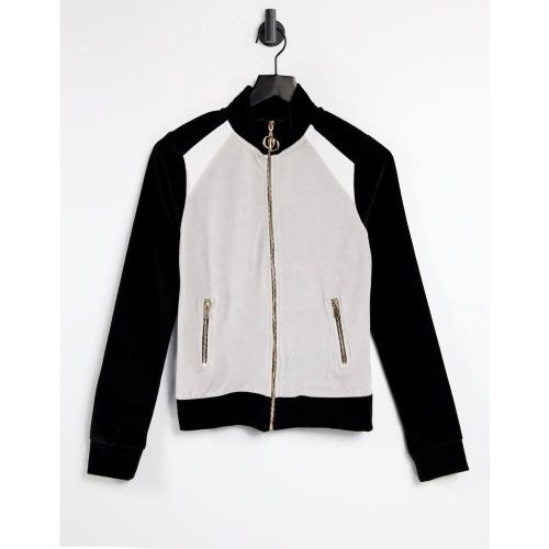 ODolls Collection - Sweat-shirt d'ensemble col montant contrastant en velours - The O Dolls Collection - Modalova