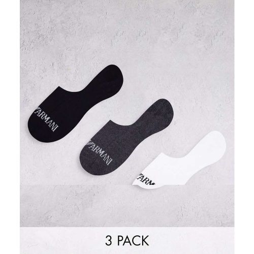 Emporio Armani - Bodywear - Lot de 3 paires de chaussettes invisibles - Emporio Armani Bodywear - Modalova