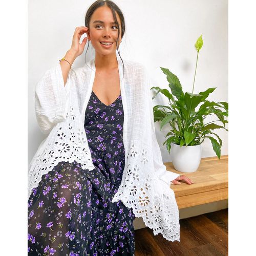 Amaira - Top kimono à découpes - Free People - Modalova