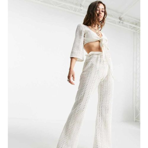 Inspired - Couture - Pantalon de plage large en maille au crochet (pièce d’ensemble) - Reclaimed Vintage - Modalova