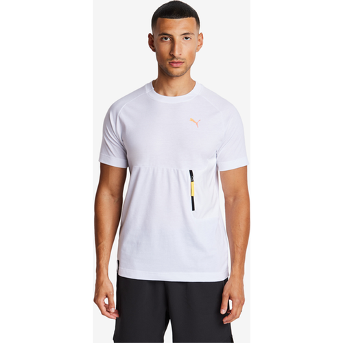 Tech T-Shirts - Blanc - Taille: XS - Jersey de coton - Foot Locker - Puma - Modalova