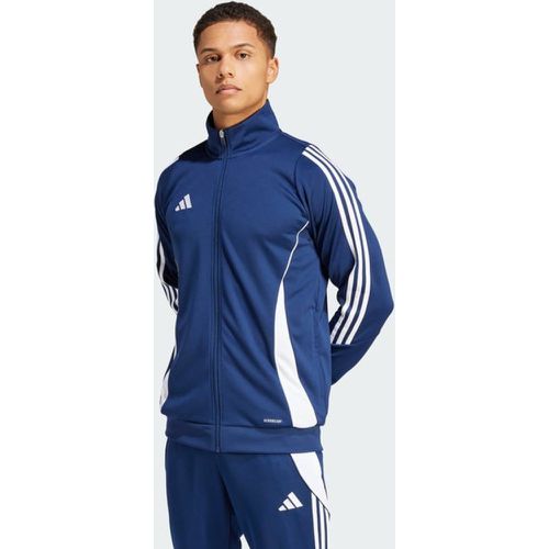 Tiro 24 Training Vestes Zippees - Bleu - Taille: S - Toile de coton - Foot Locker - Adidas - Modalova