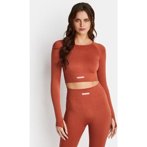 Sophia Seamless T-Shirts - Marron - Taille: XS - Poly Spandex - Foot Locker - Peach Fit - Modalova