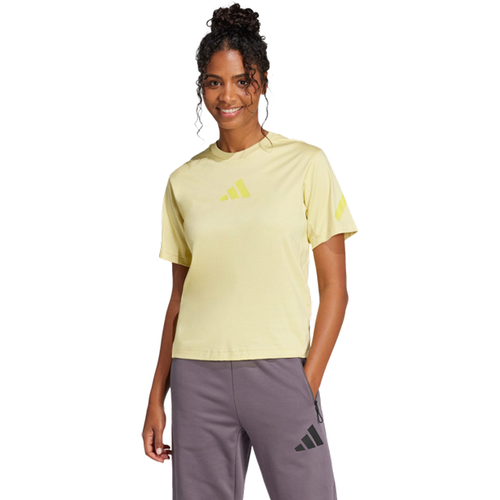 Z.n.e. T-Shirts - Jaune - Taille: 34 - Jersey de coton - Foot Locker - Adidas - Modalova