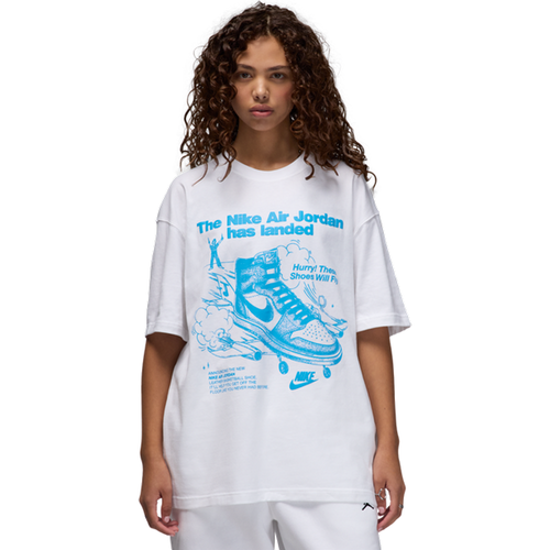 Oversized Graphic T-Shirts - Blanc - Taille: XS - Jersey de coton - Foot Locker - Jordan - Modalova